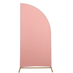 6×3 feet Matte Fitted Spandex Half Moon Arch Backdrop STAND COVER Party Events