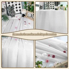 Wedding Arch Draping Fabric 4/8/12 Panels 20Ft Drapes Arbor Ceremony Swag Decor