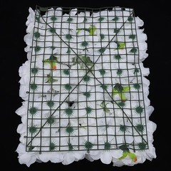 23″ x 15″ Silk Artificial Hydrangea Flower Wall Panels Wedding Decoration 6Pcs