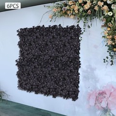 6PCS Artificial Flower Wall Panels for Wedding Garden Decor Backdrop 60*40cm