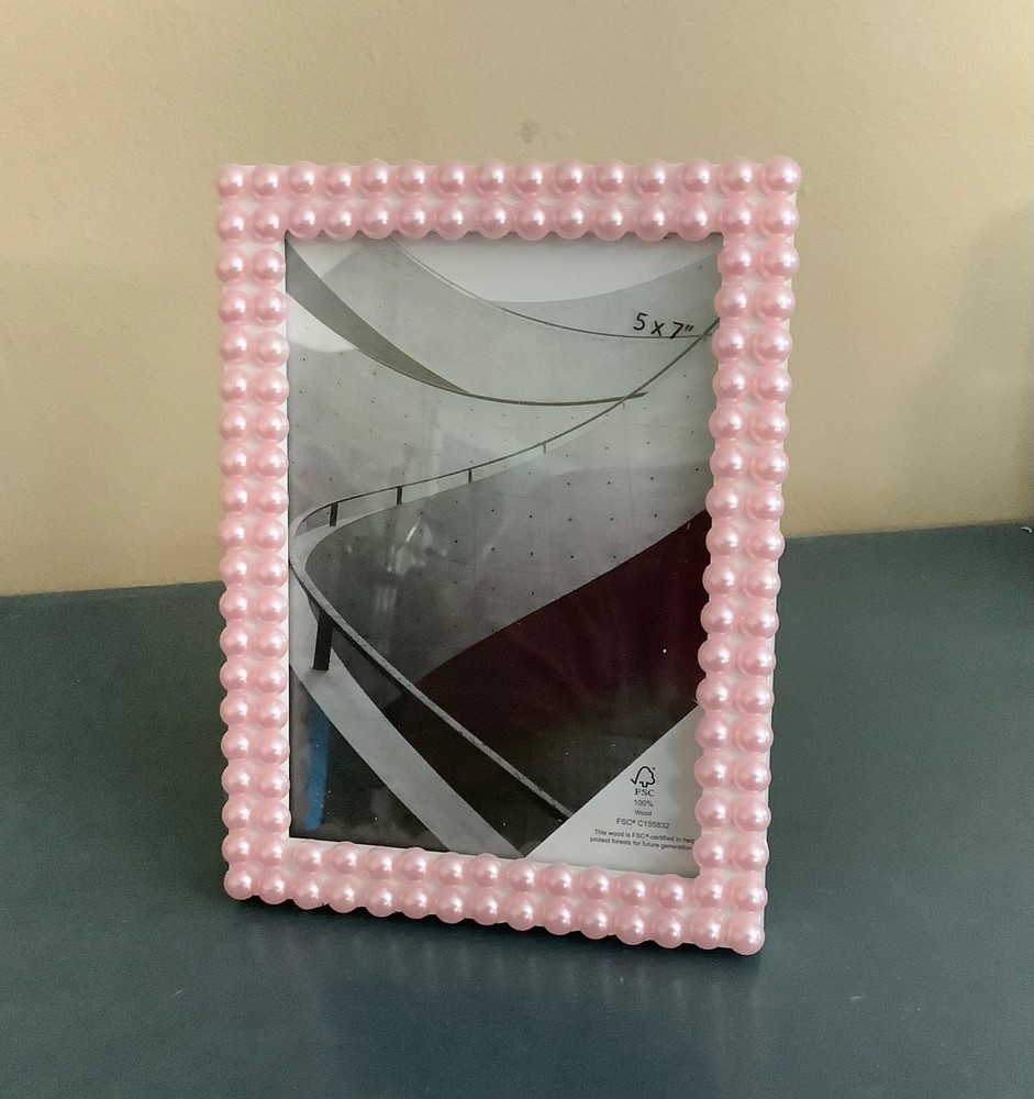 5×7 pink pearl frame