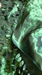 Round Green Leaf Drape Backdrop Enchanted Forest Fairy Wedding Event Deco 10 Ft
