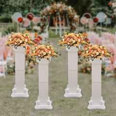 4 Pcs Wedding Party Roman Pillars European Style Landscaping Flowerpot Holder