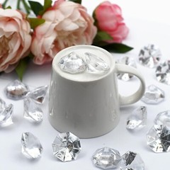 47pcs Acrylic Diamond Gems Pirate Plastic Gem Large Acrylic Gem Jewel Bulk Clear