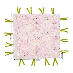 Artificial Silk Flower Wall Panel for Weddings & Events – Easy Setup Decor