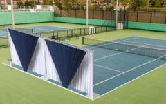 DOUBLE CROSSBAR ADJUSTABLE QUICK BACKDROP KIT 10 FT x 10 – 20 FT WITHOUT DRAPE