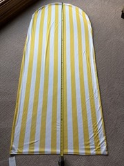 Arch Backdrop Cover Yellow And White Striped Bridal Baby Shower Party