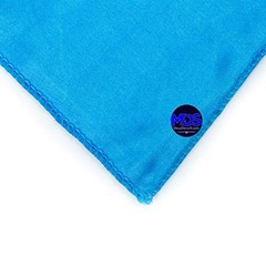 MDS Pack of 100 Satin Napkin Square 12 X 12 Inches 12″ x 12″ (Set of 100) Blue