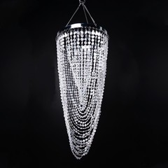 1PCS Assembled Hanger Centerpiece Frame Iridescent AB Acrylic Bead Wedding