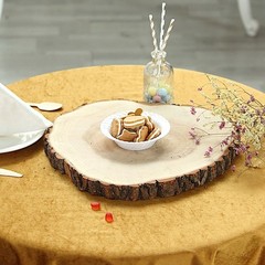 Natural Round Poplar 14-18″ wide Thick Wood Slices Wedding Party Centerpieces