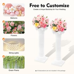 Wedding Roman Column, Wedding Landscaping Roman Pillar, Event Decorative Column