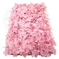 Beautiful flower wall 60cm x 40cm Pink red ivory hydrangea wedding photo shoot