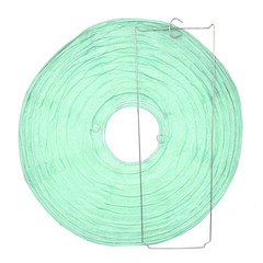 Mudra Crafts 12 Inch Round Chinese Mint Paper Lanterns Hanging Decor | 10 PCs…