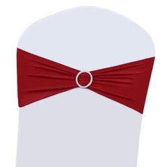10/25/50/100 Spandex Stretch Chair Cover Sashes Party Bows Wedding Decoration