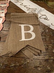 Wedding / Bridal Accessories Lot – Card Box, Table Number Holders, Signs