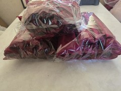 Burgundy Satin Chair Sashes, Solid/Plain, Reusable Wedding Chair Decor
