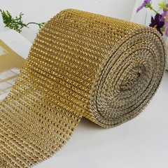 1/10 Yard Rhinestone Mesh Roll Rhinestone Bling Ribbon Craft Party Wedding Decor