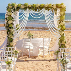 Canlierr 2 Pcs 5.6ft Wedding Giant Pearl Garland Decorations 25mm Large Faux Bea