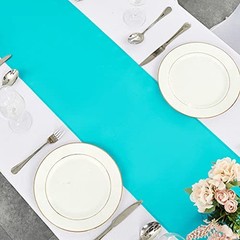 10-Pack Satin Table Runner 12 x 108 Inch Long Bright 12″x108″ 10PCS Turquoise