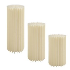 3X Foldable Paper Column Display Stands Round Cylinder Display Stands for Party