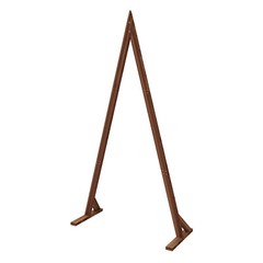 2x Large Small Wooden Wedding Arch Stand Triangle Arbor Frame Archway Boho Party