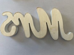 Mr & Mrs Wedding Sign Tabletop Reception Wooden Party Decoration Standing