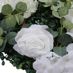 24″ X 16″ Artificial flower panels Floral Backdrop Silk Rose Wall Home Decor