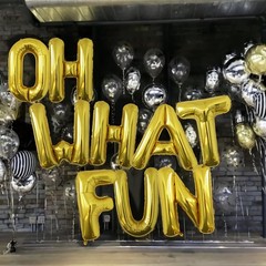 Letter Balloons Gold Party Balloon – 40 Inch Large Gold Letter N Balloon, Let…