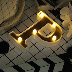 6″ tall GOLD P LED Lighted Marquee Letters Sign Party Wedding Events Decorations