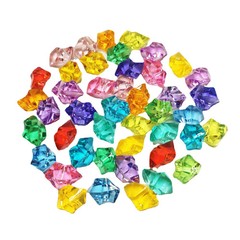 100pcs-200PCS/lot 25X18mm Acrylic Crystal Ice Rock Stones Vase Gems For Wedding