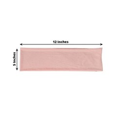 10 Dusty Rose Spandex STRETCHABLE CHAIR SASHES Wedding Party Decorations SALE