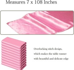 50 Pink Chair Sashes Satin Bows for Wedding Birthday Party 50,