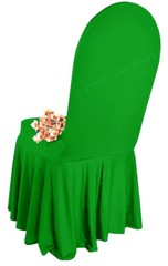 Wedding Linens Inc. Banquet Spandex Stretch Lycra Chair Covers with Skirt