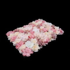Flower Wall Panel Artificial Flower Wall Backdrop Flower Decoration 12 Pcs