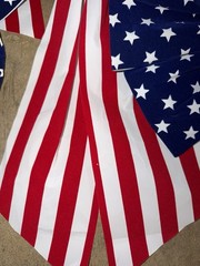 USA Patriotic American Flag Bow 14” Decoration 4th of July Memorial Day Lot of 5