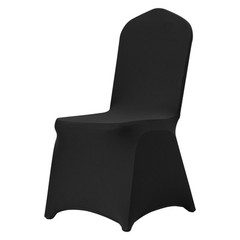 VEVOR 30PCS Black Stretch Spandex Folding Chair Covers for Wedding Party Dining