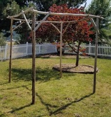 Driftwood Chuppah Wedding Arch Arbor Canopy Huppah Jewish Ceremony H 7 ft W 6 ft