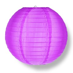 14″ Ultra Violet Nylon Lantern, Durable Hanging Decoration