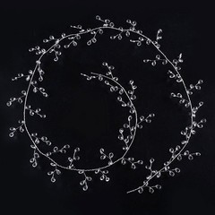 1.5M DIY Acrylic Crystal Beads Curtain Garland Branch String Party Wedding Decor