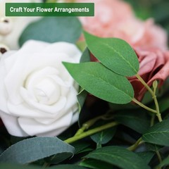3 Strands Artificial Italian Ruscus Vines 78″ Silk Italian Ruscus Greenery Ga…
