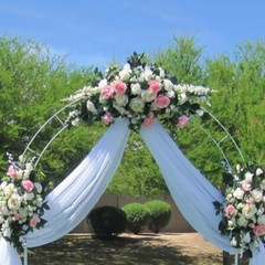 Wedding Garden Arch Arbor Trellis Archway for Climbing Plants Rack Outdoor Lawn