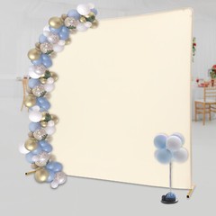 Golden Backdrop Stand, Background Decoration Kit For Wedding/Ceremony/Party