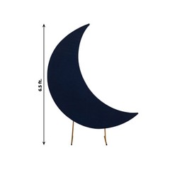 6.5 ft NAVY BLUE Spandex Crescent Moon Wedding Arch Cover Party Events