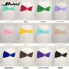 100PCS Wedding Chair Decorations Stretch Chair Bows and Sashes for Party Cere…