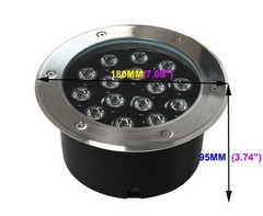 15W AC 120V LED Outdoor Exterior Buried Spot Light Fixture Underground Flood …