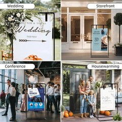 Wedding sign stand, adjustable. Welcome to our wedding sign stand