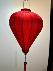 20” AUTHENTIC VIETNAMESE SILK LANTERN — Garlic Umbrella