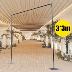10x10FT Telescopic Pipe &Drape Kit Photography Backdrop Decor Stand Heavy Duty ！