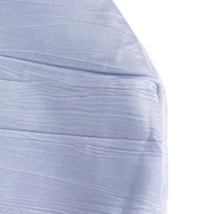 DUSTY BLUE Crinkle Crushed Taffeta Banquet CHAIR COVER Party Wedding Events