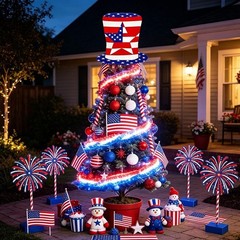 Star and Stripe Hat for National For Celebration Patriotic Party Decoration